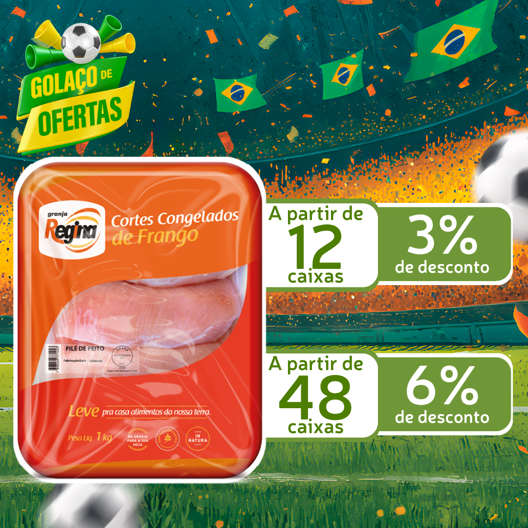Fil&eacute; de Peito Cong 1kg - Granja Regina
